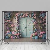 Lofaris Floral Hydrangea Arch Farm Door Wedding Backdrop